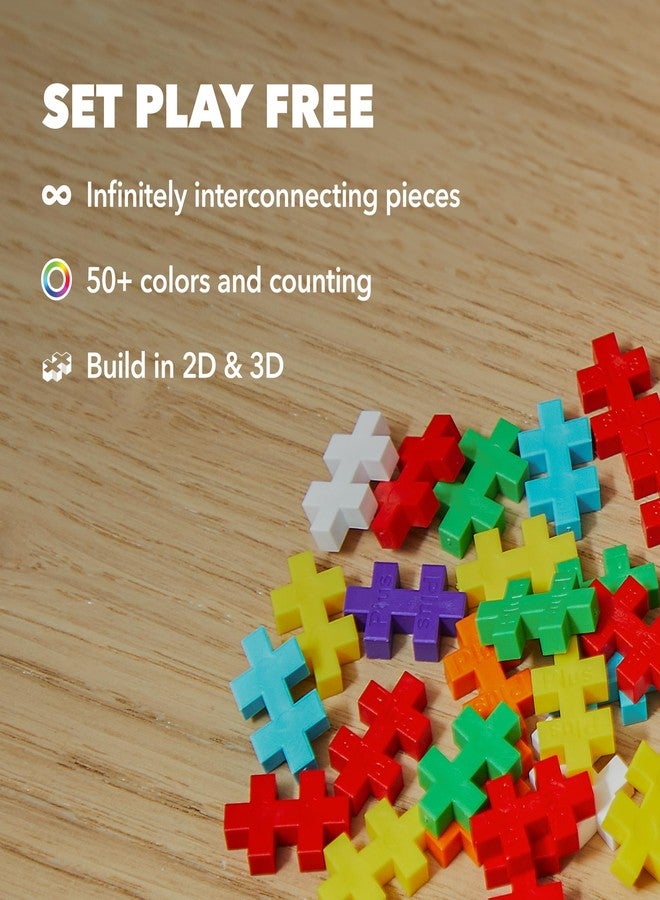 Plus-Plus Plus Plus 3D Figure Building Block Set, Fun Stem Toys for Kids, 70 Interlocking Pieces - Unicorn Mini Maker Tube - Image 5